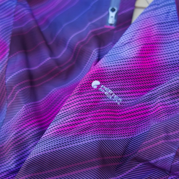 Spyder Turret Shell Geo Ray Viola Ski/Snowboarding Pants Woman's Size XL - Picture 11 of 16